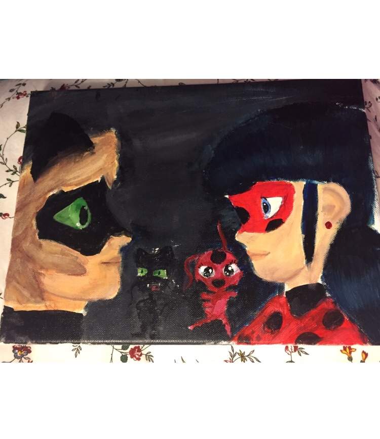 Ladybug And Chat Noir Painting Miraculous Amino