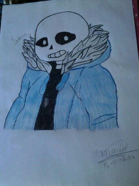 Desenho do Sans | Underfell Brasilㅤ Amino