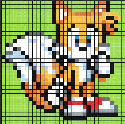 💛 Miles Tails Prower Pixel Art 💛 | Sonic the Hedgehog Español Amino