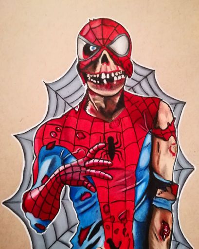 Spiderman (zombie ) | •Arte Amino• Amino