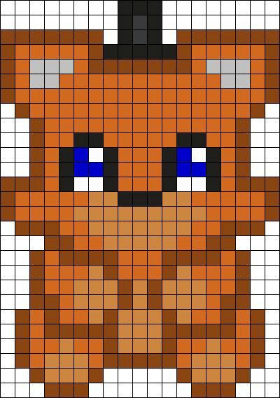 Freddy Pixel Art | Five Nights At Freddy's Amino