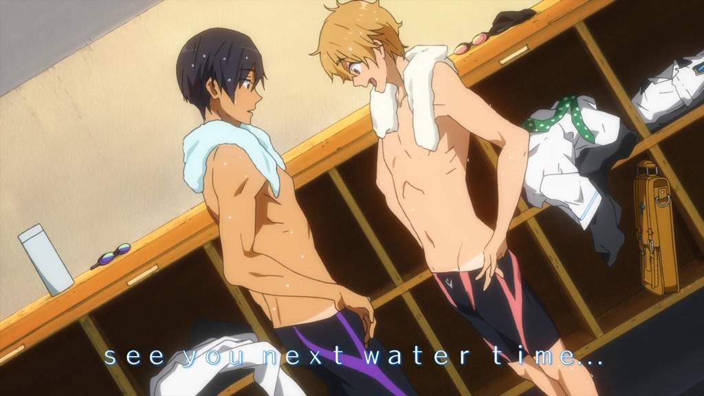 Swimming coach foursome hentai
