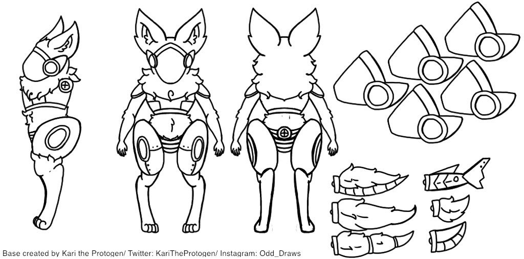 View 26 Blank Protogen Ref Sheet - aboutwepics