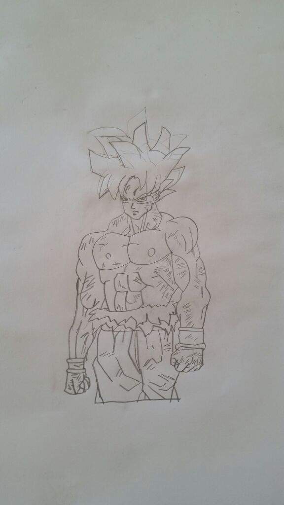 Goku ultra instinto sin colores!! | Dibujos de Dragon Ball. Amino