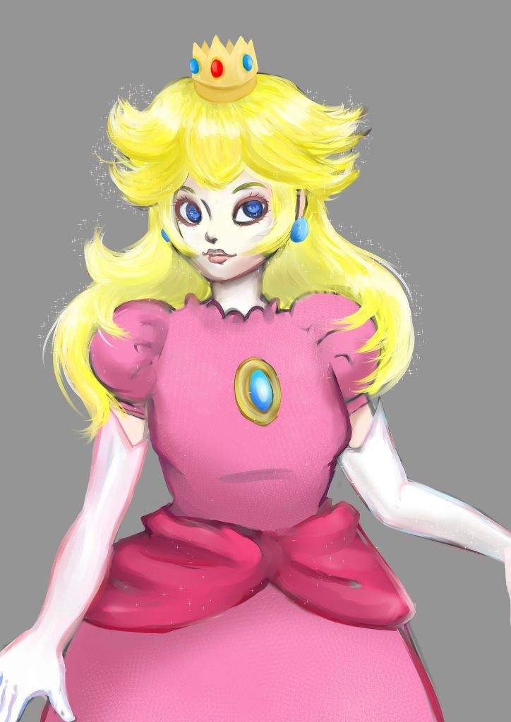 Auf Wunsch Von Nem Kumpel, Hab Ich Nun Prinzessin Peach Gezeichnet ...