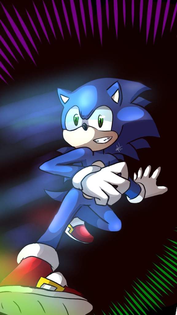 The Blue Blur (Sonic FanArt) | Sonic the Hedgehog! Amino