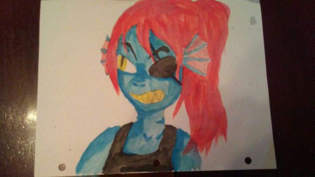 Battle Against A True Hero Piano Cover Undyne Watercolour Painting Undertale Amino