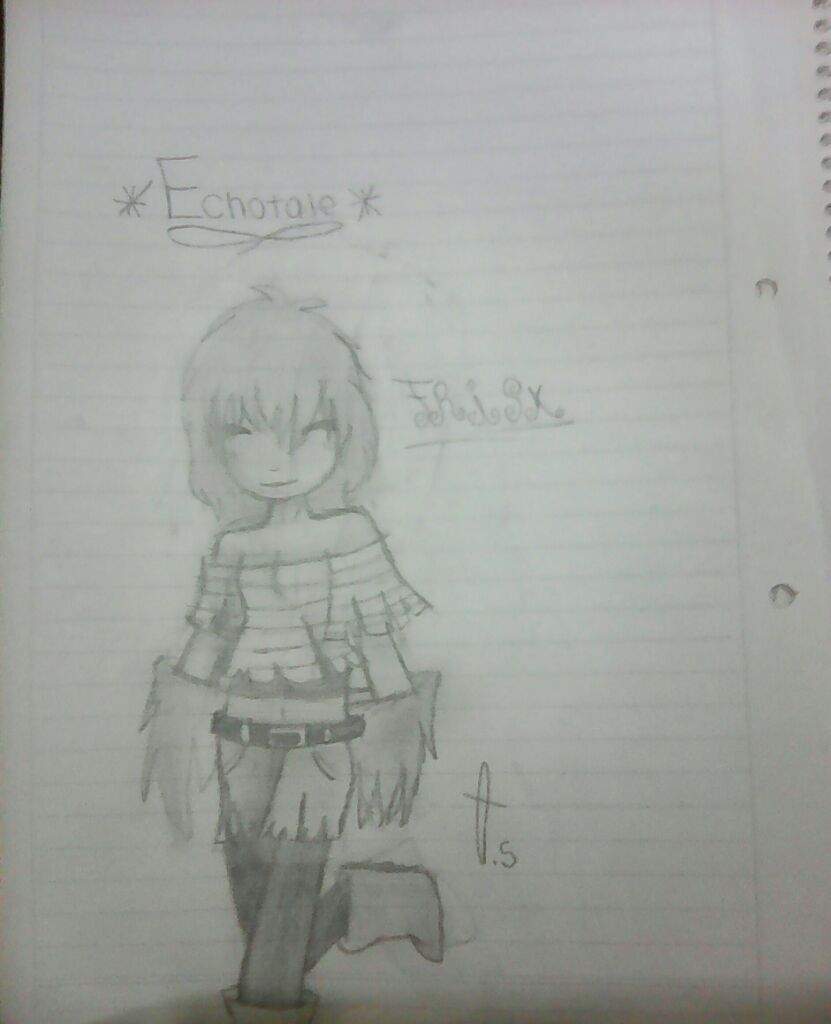 Echotale frisk fan art | Undertale Español Amino