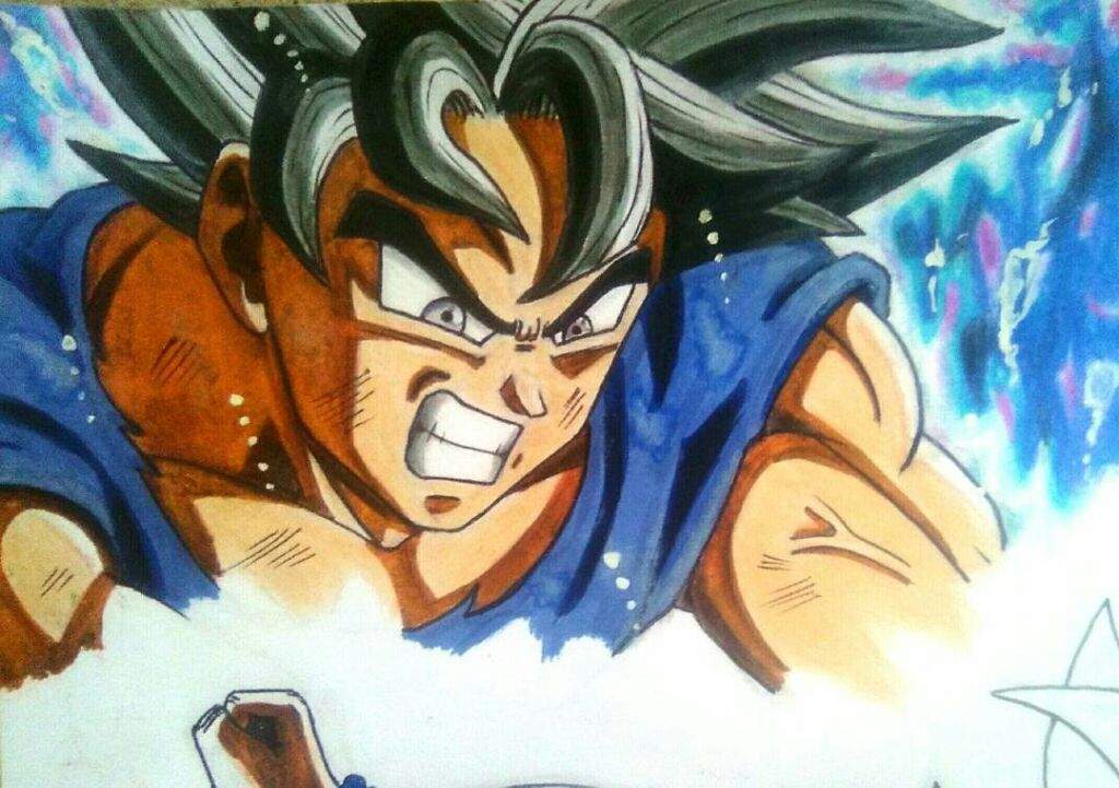 Ultra Instinct Goku drawing | DragonBallZ Amino