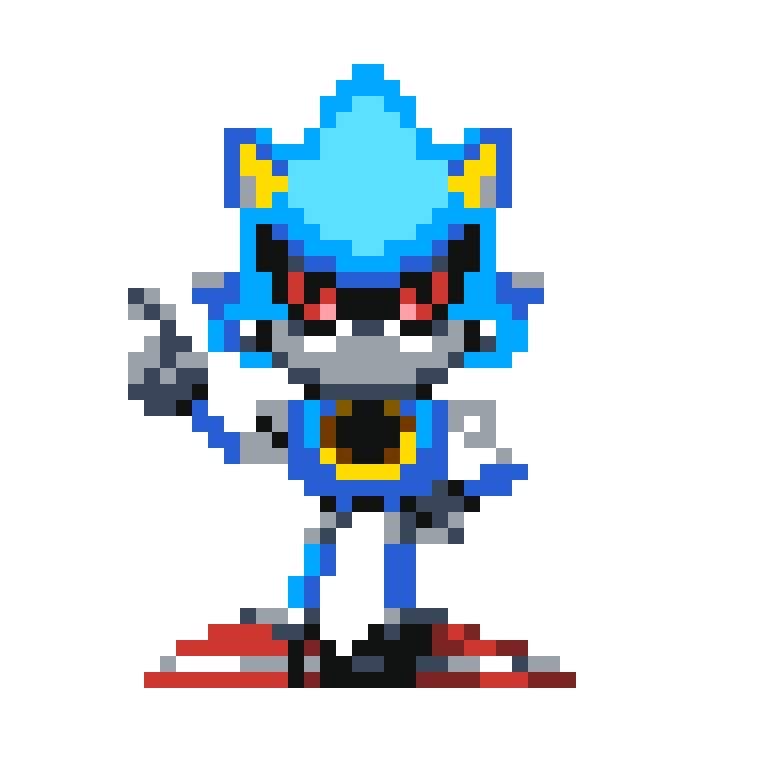 Mania-styled Metal Sonic Sprite | Sonic the Hedgehog! Amino