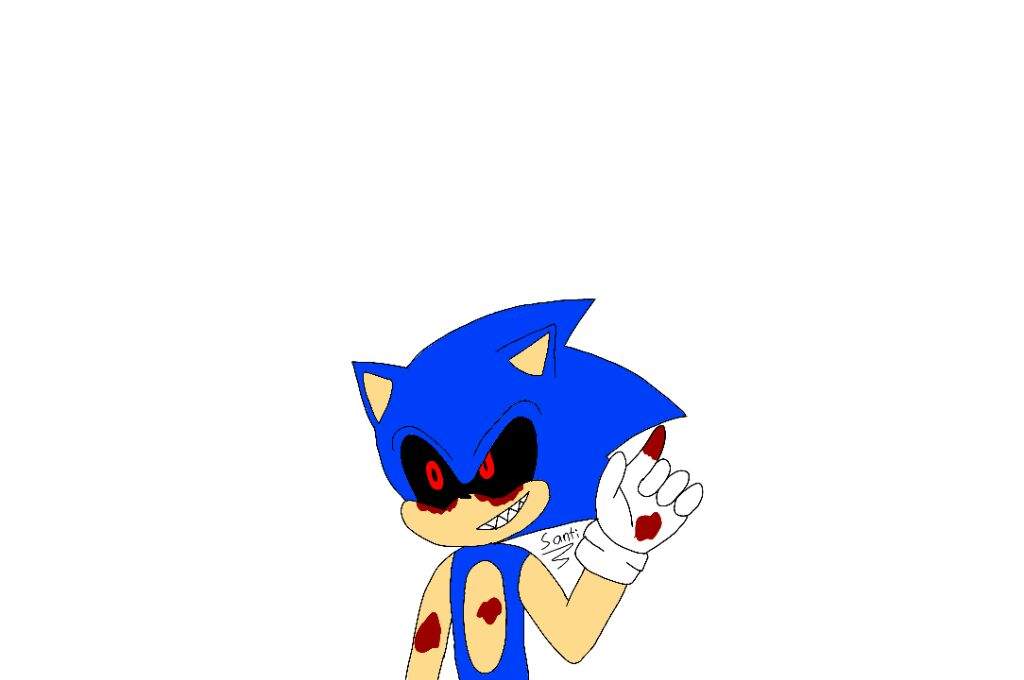 a draw for sonic.exe | Sonic the Hedgehog! Amino