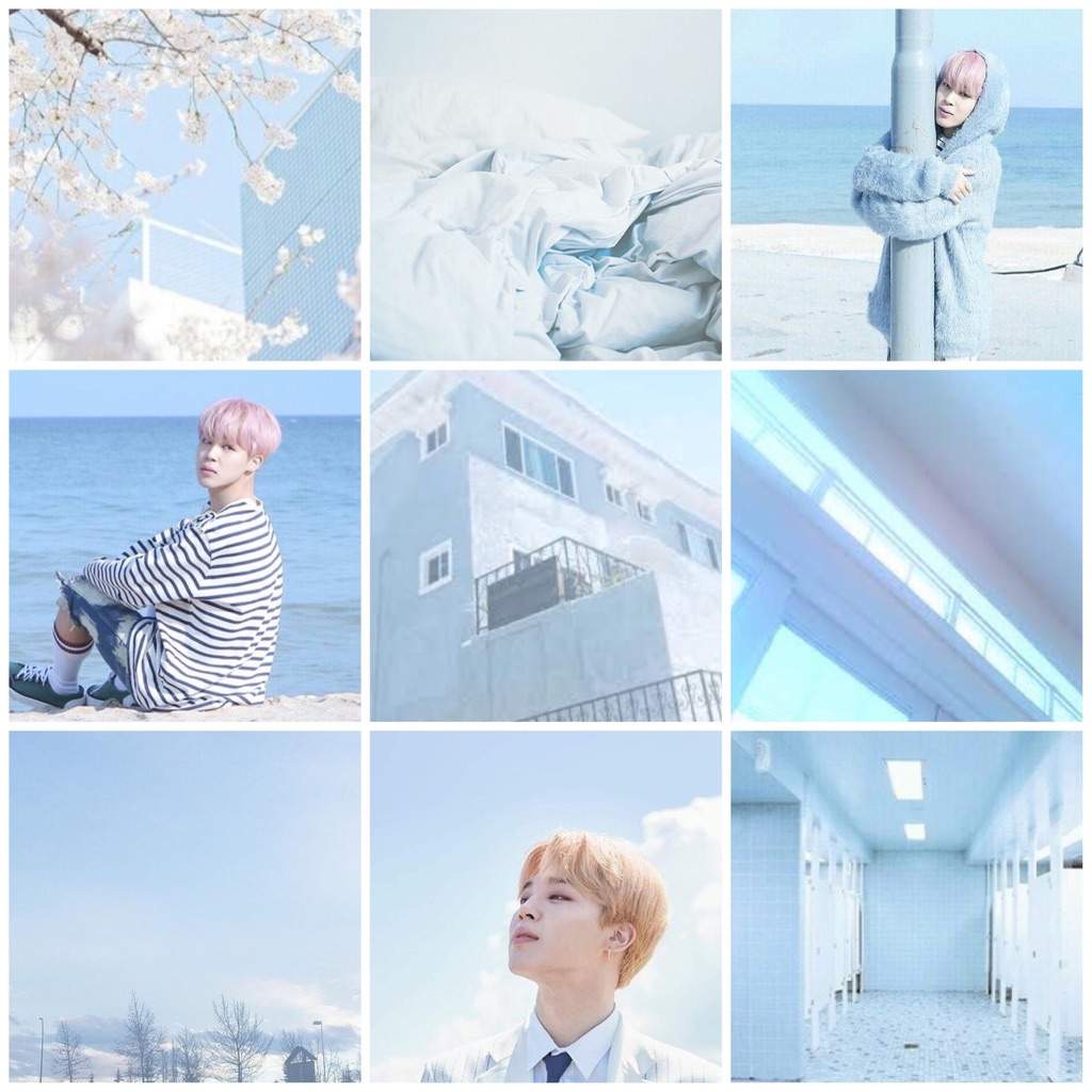 Light Blue Jimin Aesthetics | ARMY Aesthetics ♛ Amino