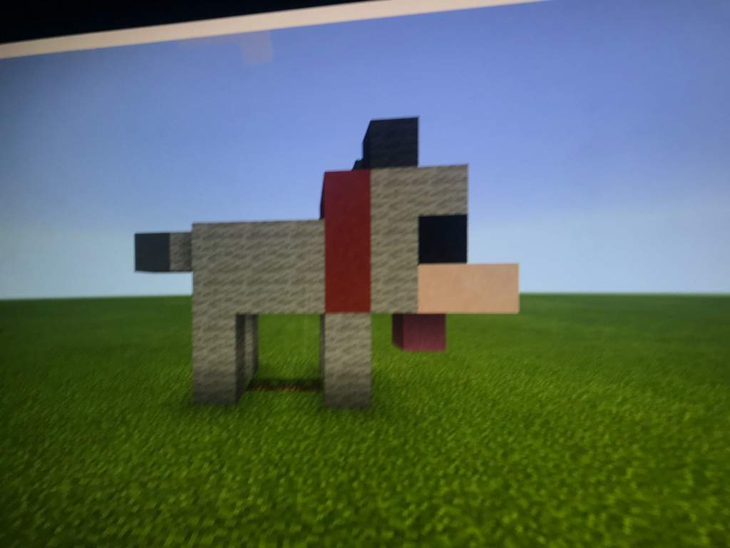 How To Build A Dog In Minecraft