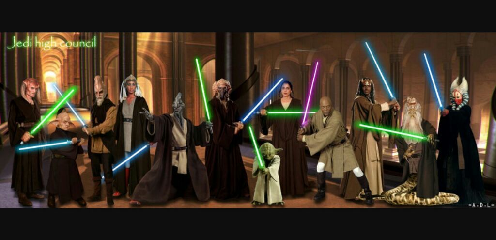 Jedi council. Сенат джедаев. Совет магистров джедаев.