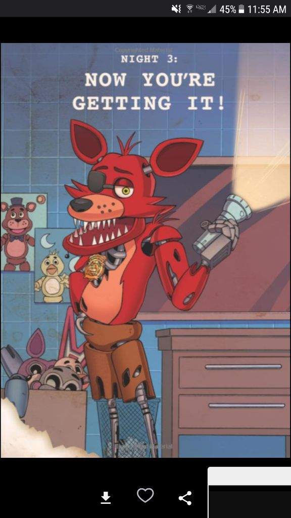 So the preivew pages for the fnaf survival logbook came out and holy ...