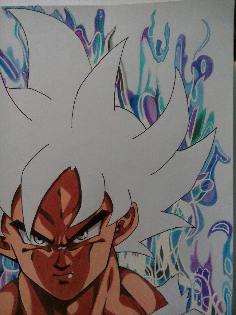 Goku Drawn Using Fc Colored Pencils Dragonballz Amino