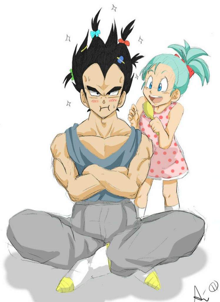 vegeta x bra