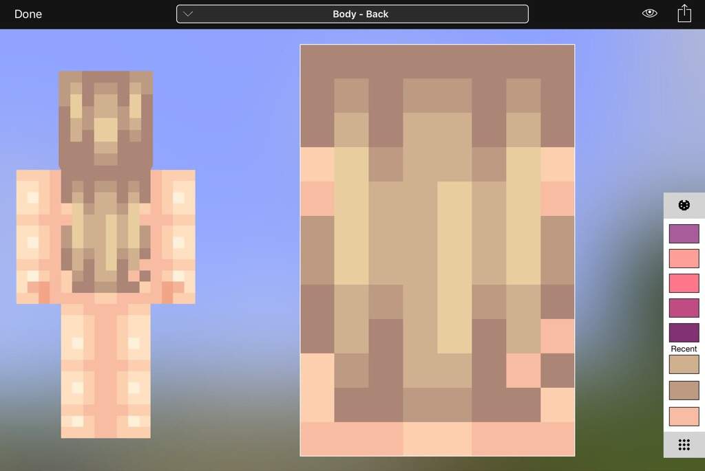 1. Minecraft Skin Template: Blonde Hair - wide 7