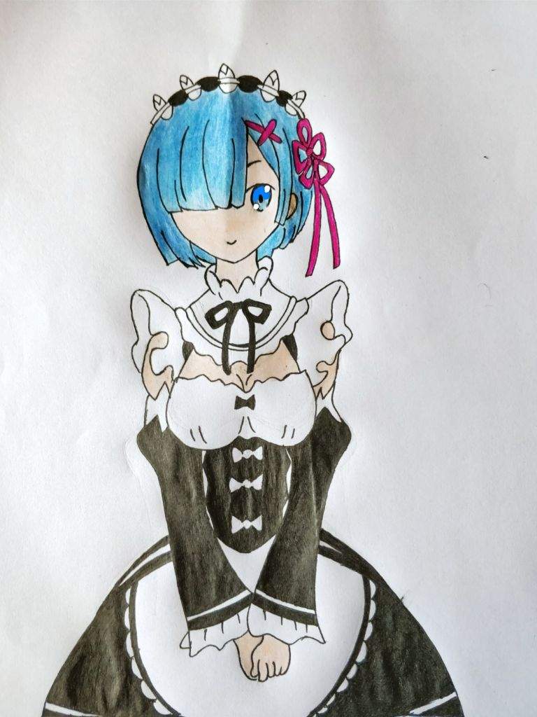 Drawing Rem from Re:Zero | Anime Amino