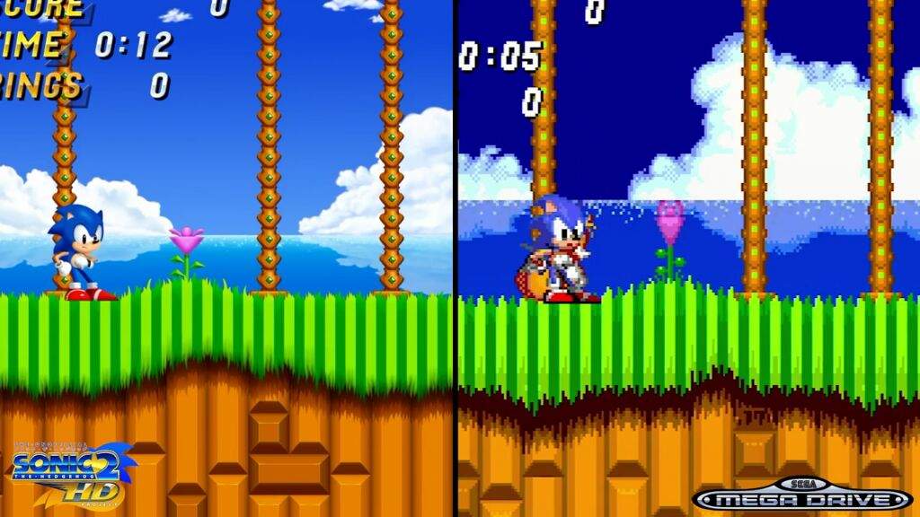 Which do y'all like better for sonic 2 pixels or HD ? | Sonic the ...