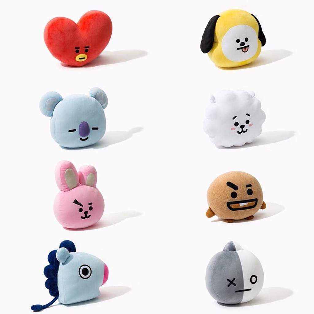 bt21 character pillows