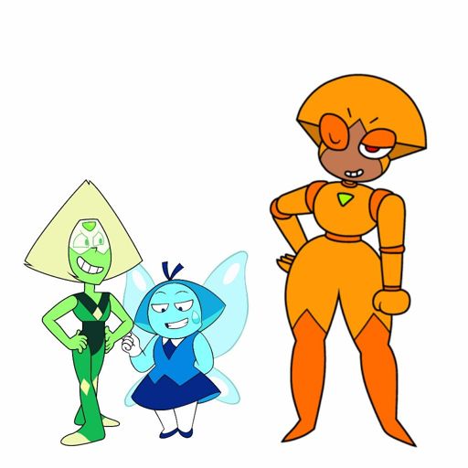 Peridot + Aquamarine Fusion | Cartoon Amino