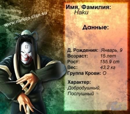 Персонажи из наруто имена с картинками