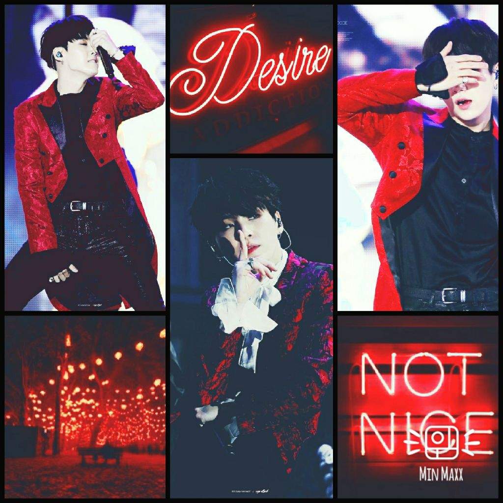 Suga Aesthetic Red Desire Bts Fictional Amino