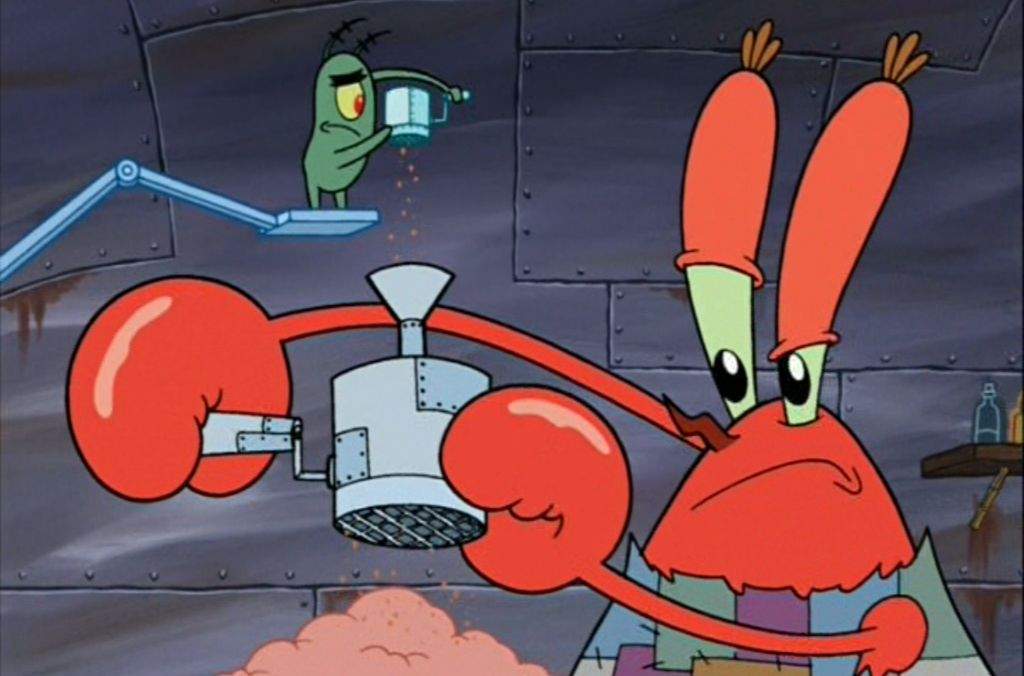 FINALLY an episode showing krabs and planktons backstory! 