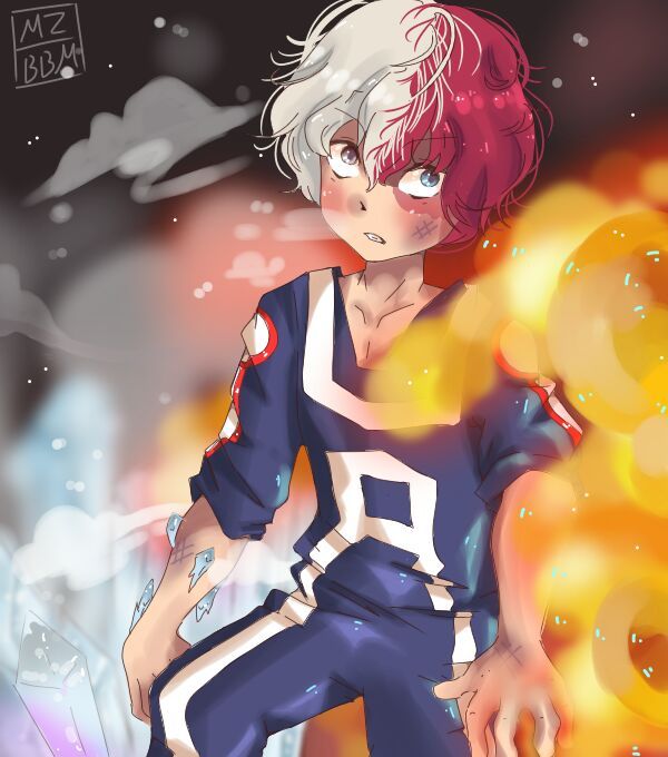Shoto Todoroki Digital Art ☆ My Hero Academia Amino