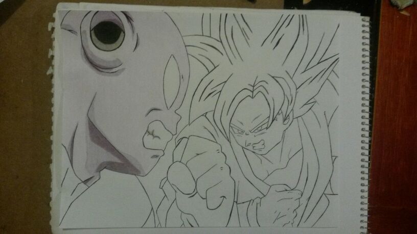 Dibujos Para Colorear De Goku Ultra Instinto Vs Jiren - Dibujos Para