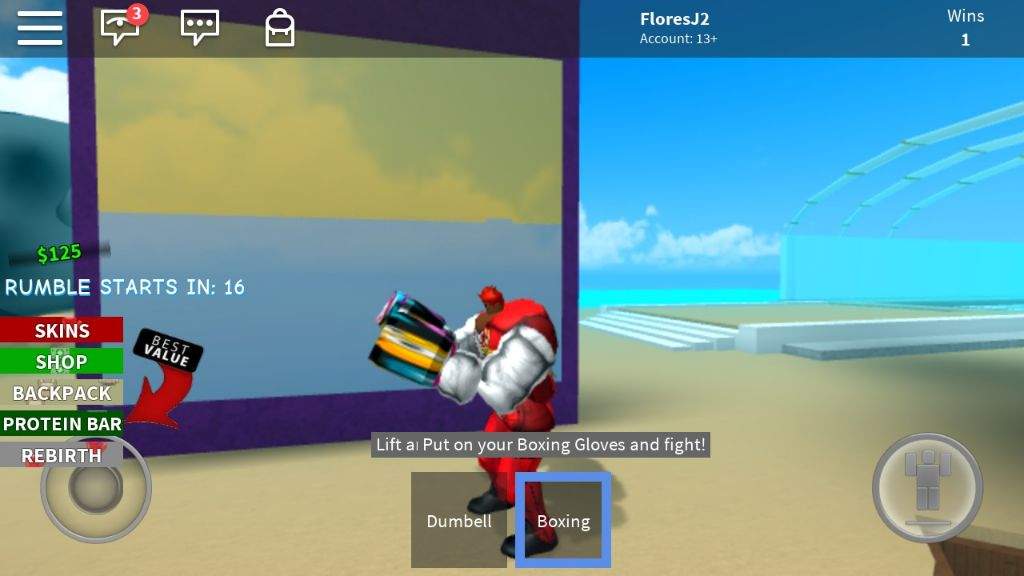 how do you run in roblox boxing simulator