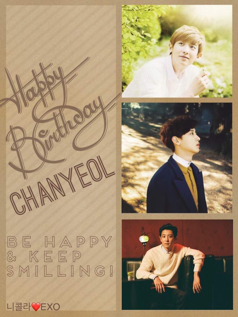Chanyeol birthday