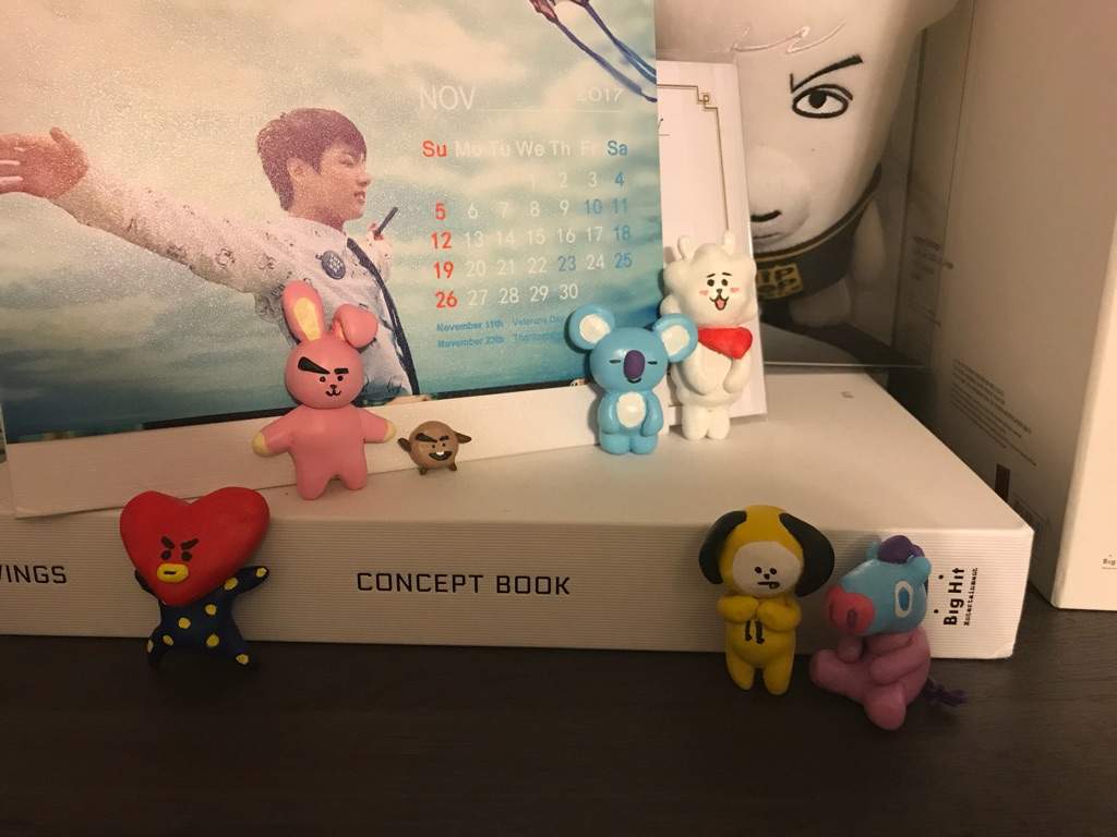 bts clay figures