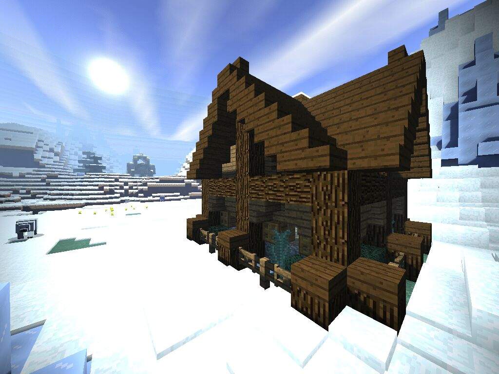 Spruce Log Houses | BloodyCheeze | Minecraft Amino