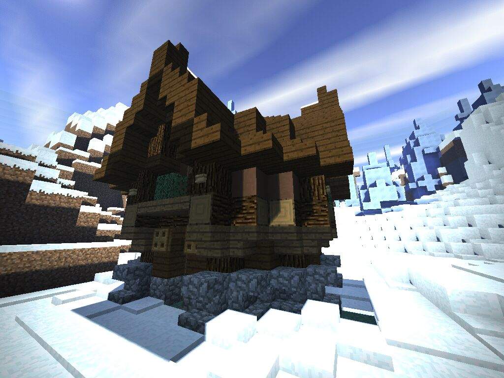 Spruce Log Houses | BloodyCheeze | Minecraft Amino