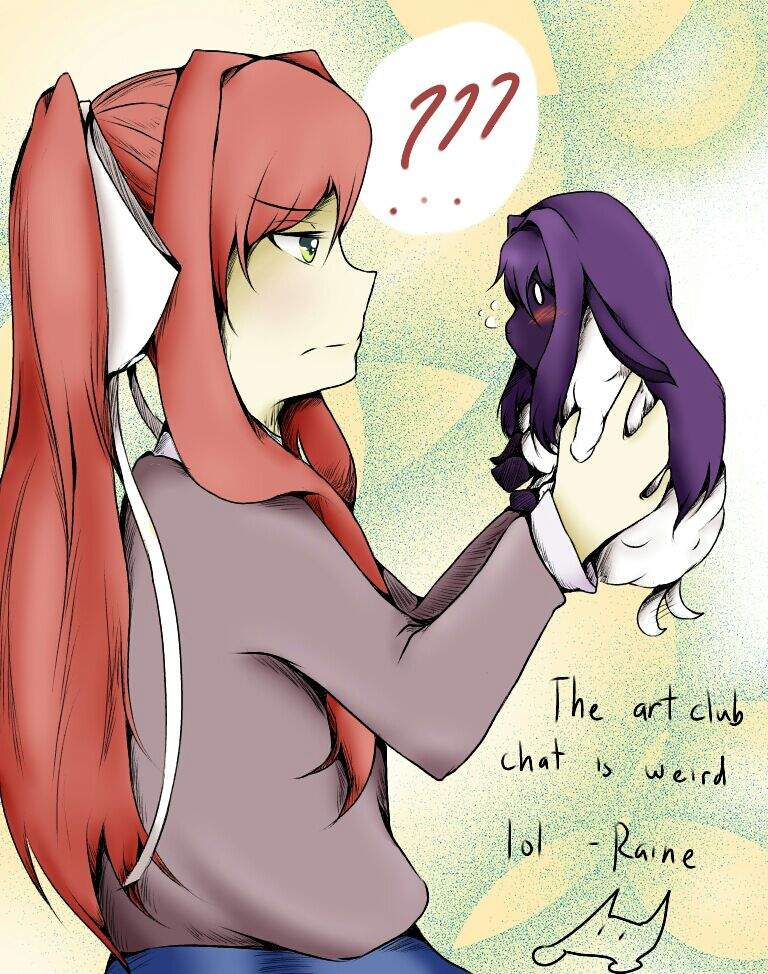 Monika X Sheep Yuri Doki Doki Literature Club Amino