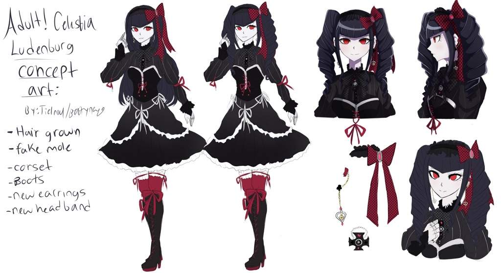 Adult!Celestia Concept ♣️♦️♠️♥️ | Danganronpa Amino