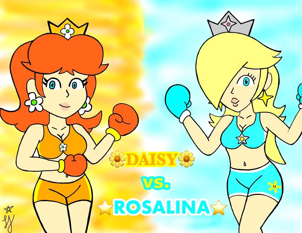 Rosalina boxing