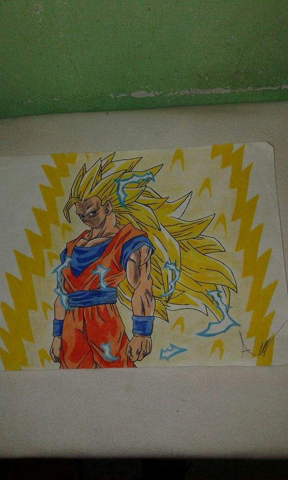 Dibujo De Goku Ssj 3 