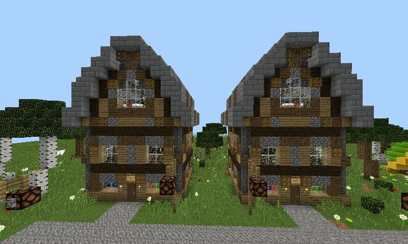 Log Cabins In Minecraft