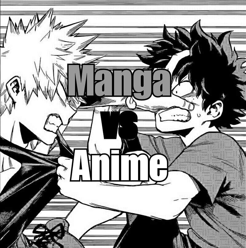 Diferencias entre Manga y Anime