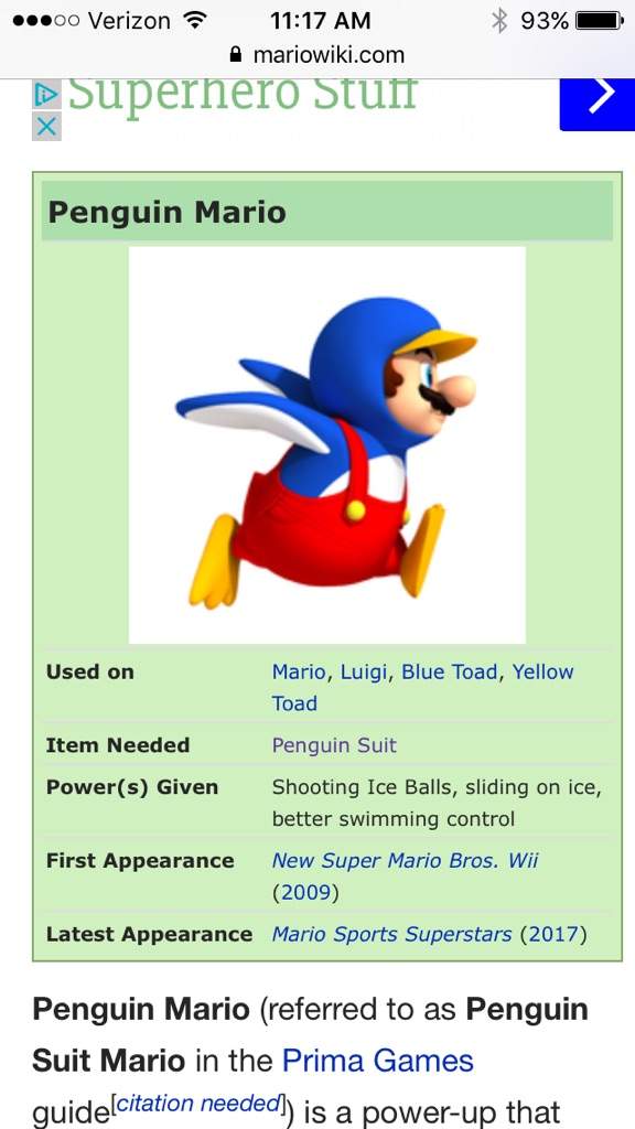 Penguin Mario Wiki Video Games Amino