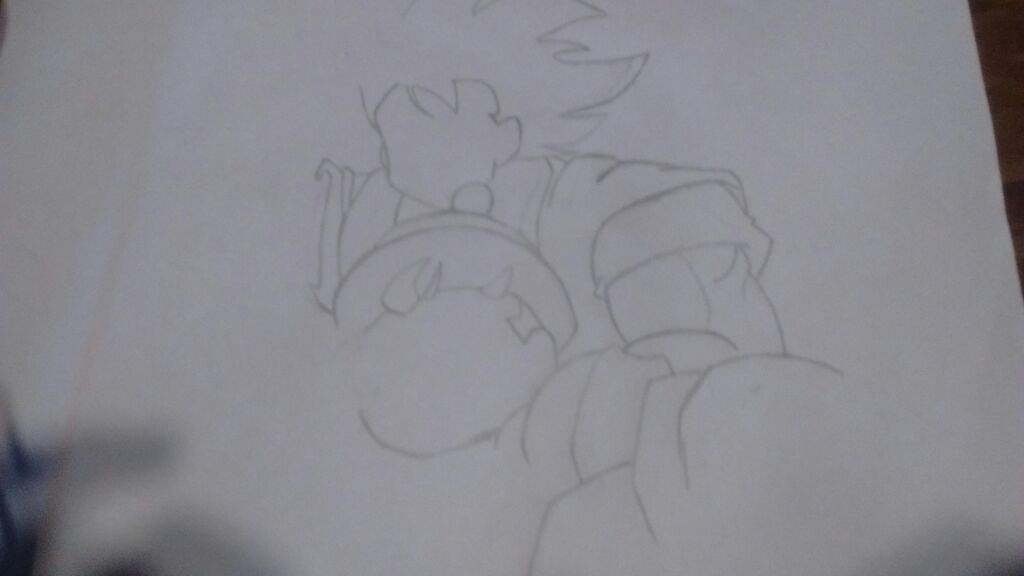 Mi nuevo dibujo de goku y Gohan en la nube voladora | DRAGON BALL ESPAÑOL  Amino