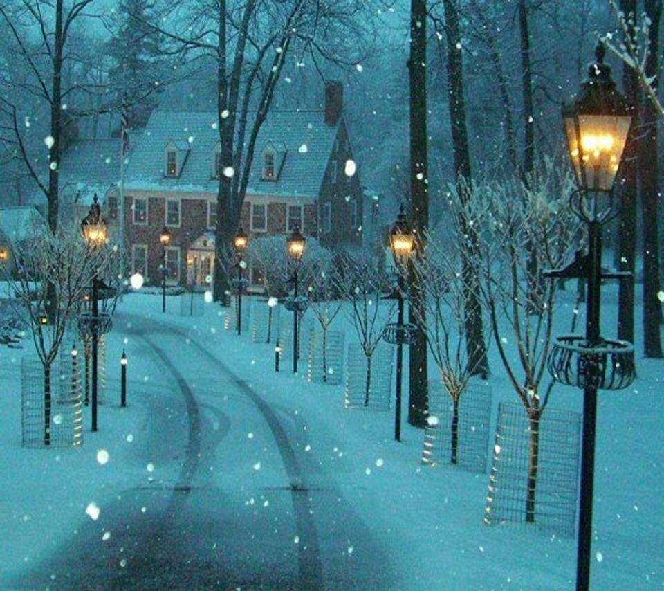 картинки с доброй зимней ночью