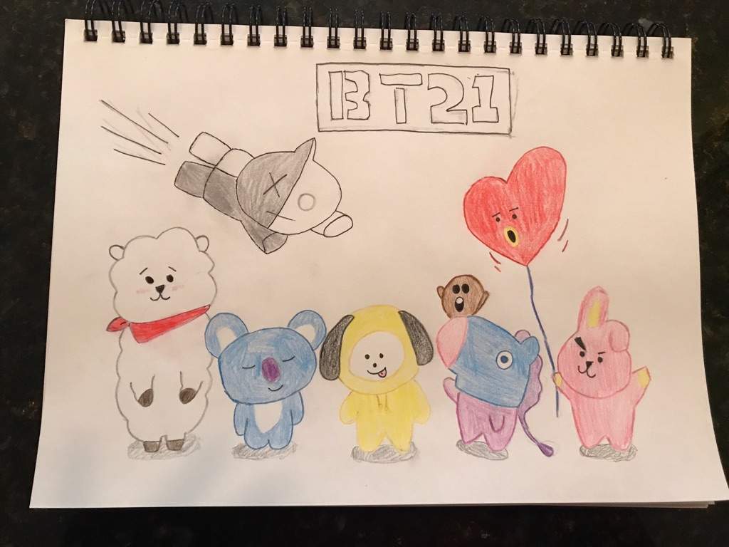 BT21 Drawing | K-Pop Boy Groups Amino
