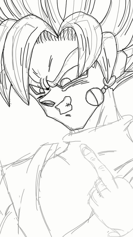 Goku Black Ssj Rose Drawing Dragonballz Amino 3861