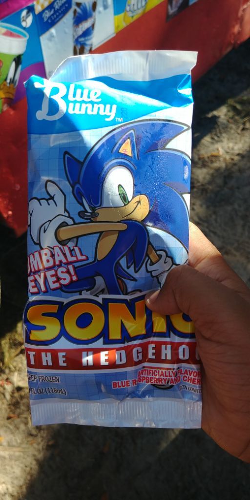 Sonic Blue Bunny Ice Cream bar/Popsicle | Sonic The Hedgehog! Amino