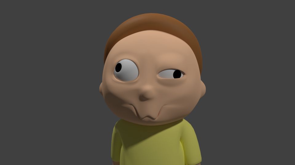 Morty 3D model | Rick And Morty Amino