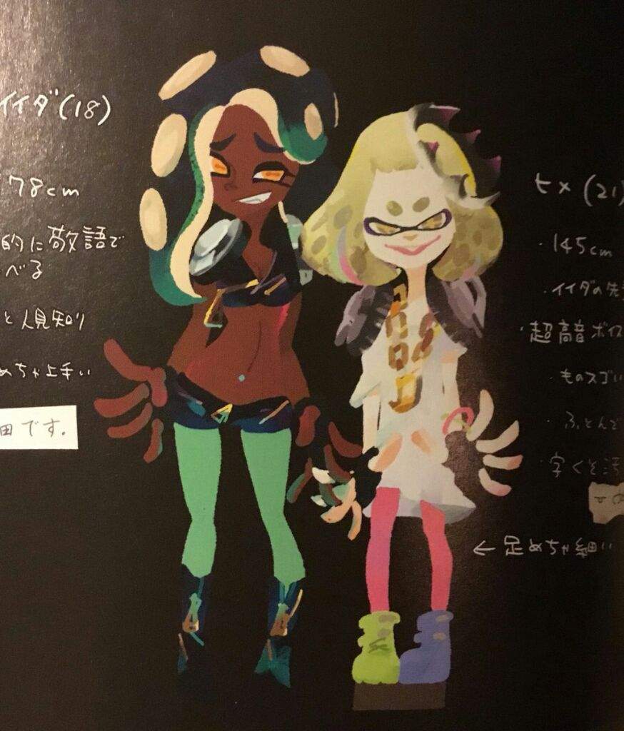 Splatoon 2 art book shows Off the Hook's pearl as an Octoling and more ...